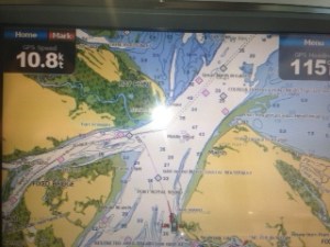 A chart on Contessa's rout