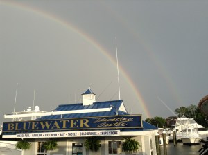 A Rainbow over Bluewater Marina, Hampton Roads, VA