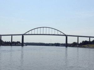 Bridge at the entrance to C&D Channel