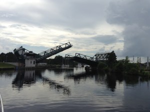 One of many moving bridges 1
