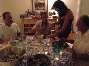 Dinner at Stef and Sabi's