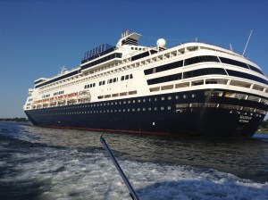 Floating hotel on our starboard side‏