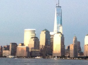 Golden reflection of 4th of July