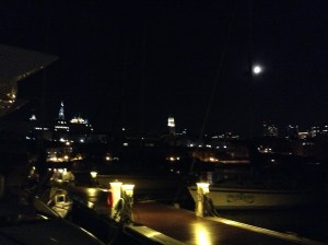 Moon over the city‏