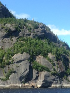 Mother Mary on the rocks