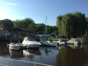Rondout marina in AM