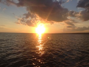 Sunrise over the river‏