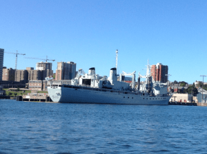 Canadian Navy supply ship‏