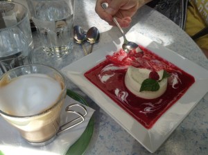 Desert at Sharlote Lane 5 star restaurant‏