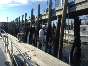 Joe climbs the ladder‏