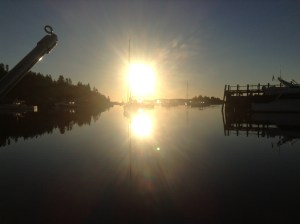 Sunday sunrise at Billings Marina‏