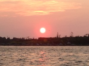 Yarmouth sunset at 47 degrees‏