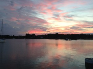 Sunset at MD marina‏