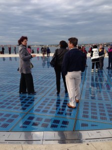 The constellation compass in Zadar